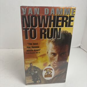 Nowhere To Run VHS 1993 Sealed New Rare